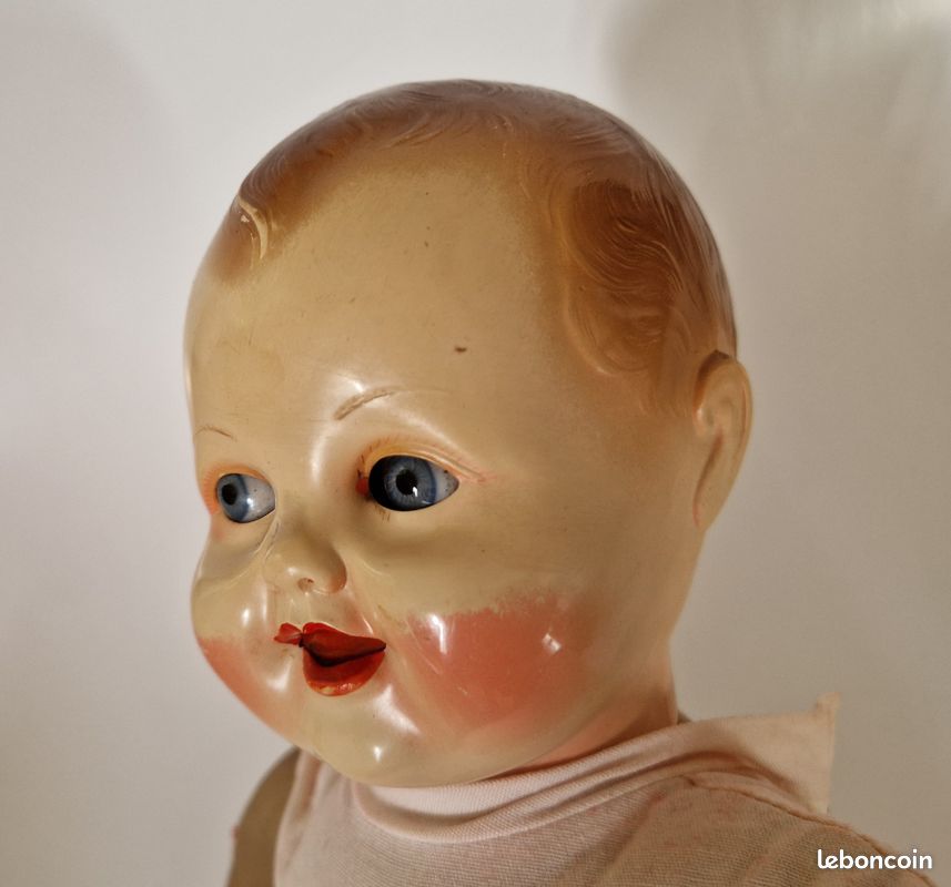 Poupée Ancienne Raynal En Rhodoid - Vintage - Occasion