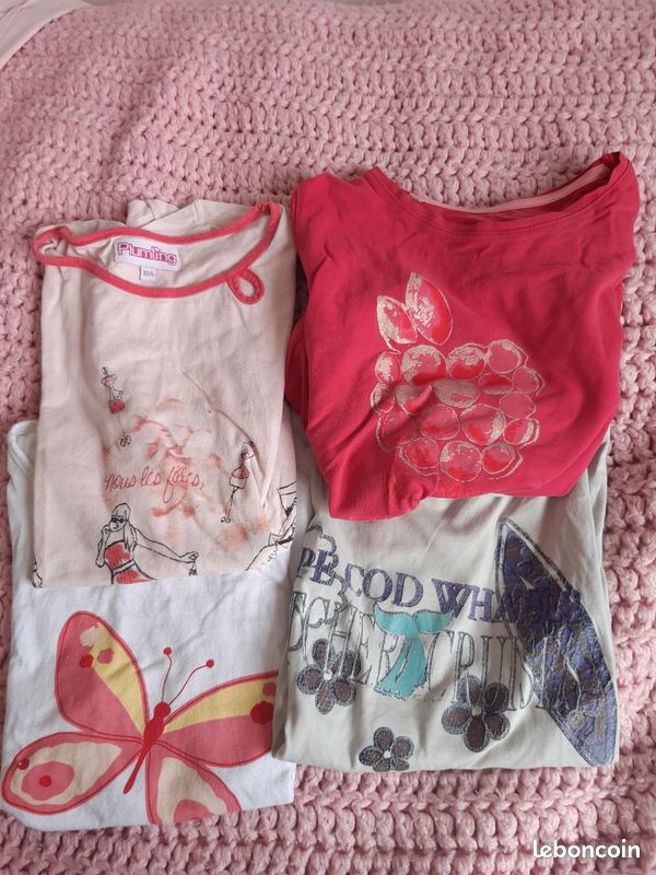 T-shirts fille 10 ans (image 1)