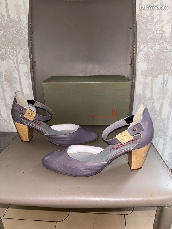 Chaussures à talons lilas Stéphane Gontard taille 40 en excellent