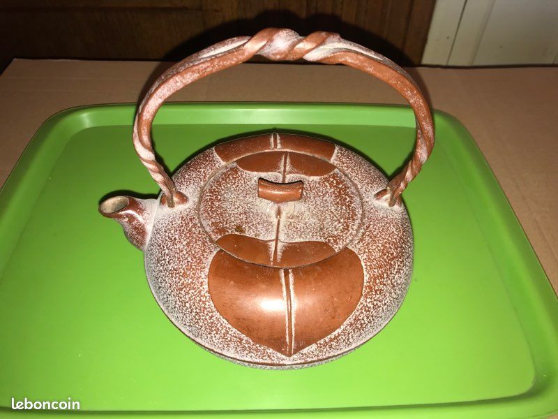 Théière japonaise en fonte Testu Kyusu Kambin (image 2)