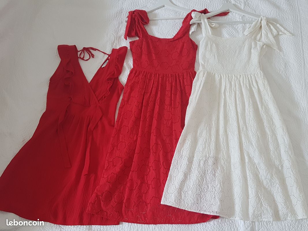 Lot de 3 robes h&m et naf naf taille 34 (image 1)