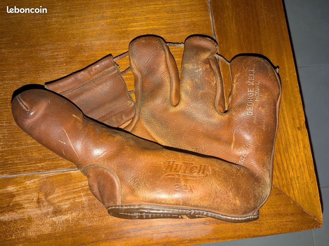 Gant de baseball wilson A2960 en cuir vintage, années 1960 - France