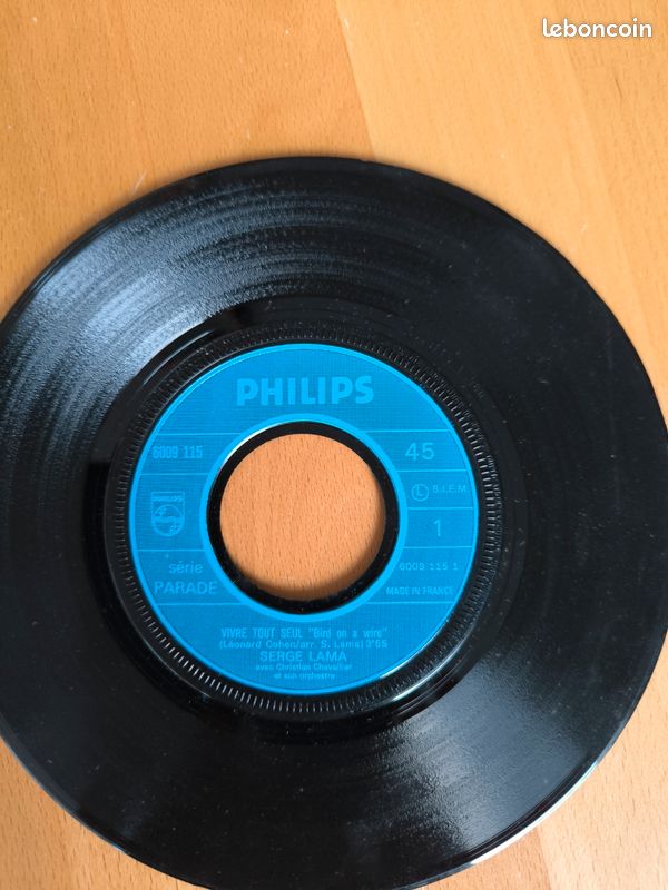 Vinyle – Serge Lama (2 titres)
📀 Série PARADE – Réf. L 6009115 (image 5)
