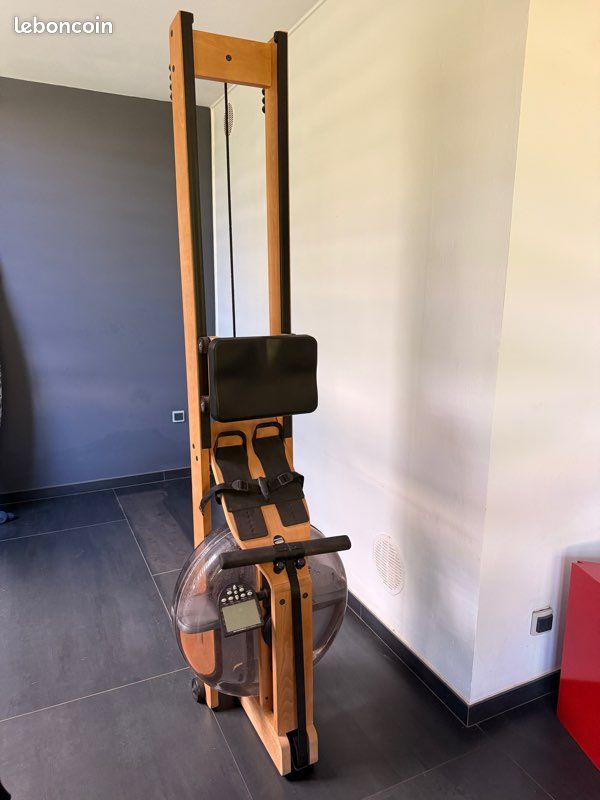 Rameur STUDIO Métal Argenté - Pour Pièces Ou Réparation (poids Supporté 150 Kg)