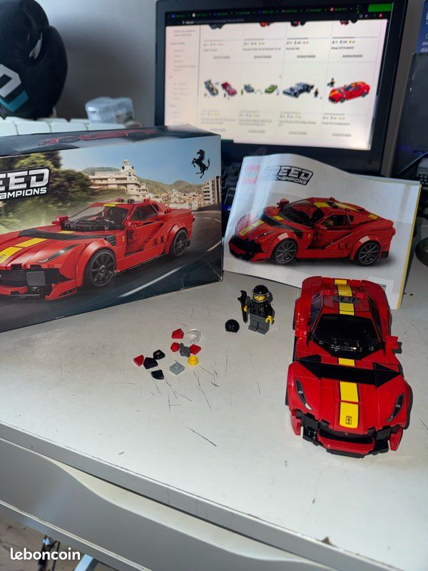 Titre Lego Speed Champions Ferrari 812 Competition – Complet
