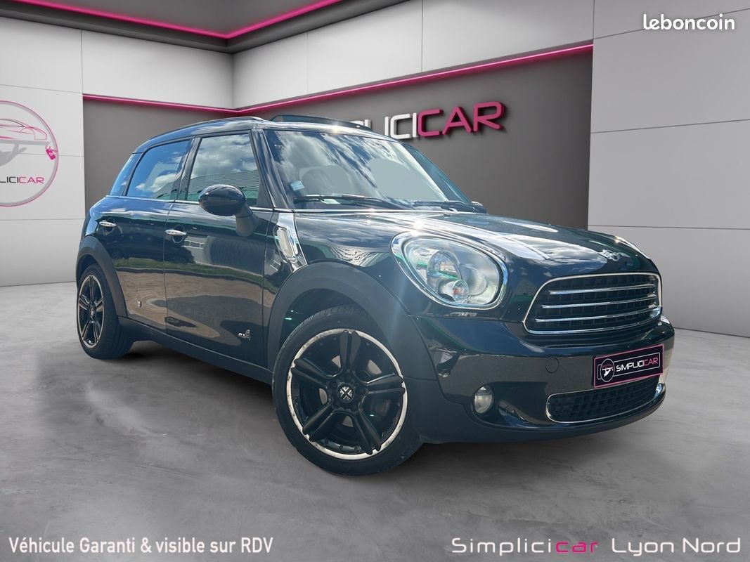 MINI MINI COUNTRYMAN COOPER D 112 ALL4 PACK RED HOT CHILI toit ouvrant panoramique 112Ch Garantie 12 mois (image 1)