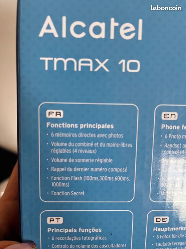 Téléphone filaire Alcatel TMAX 10 (image 4)