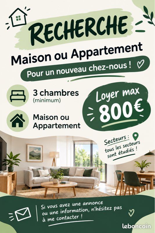 Maison 4 pièces 80 m² · à Bolbec · 80 m² · 800 €/mois