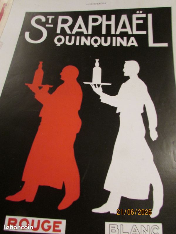 Alcool rhum cognac liqueur byrrh lot de v20 publicites anciennes (image 5)