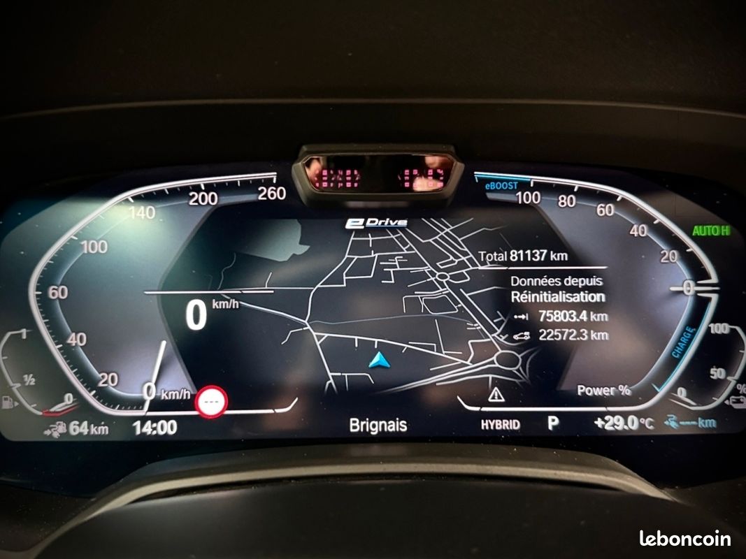 BMW X5 G05 45e xDrive 394 M Sport BVA8 Tanzanite Blue Harman Kardon Sièges M Sky Lounge Garantie 12 mois (image 14)