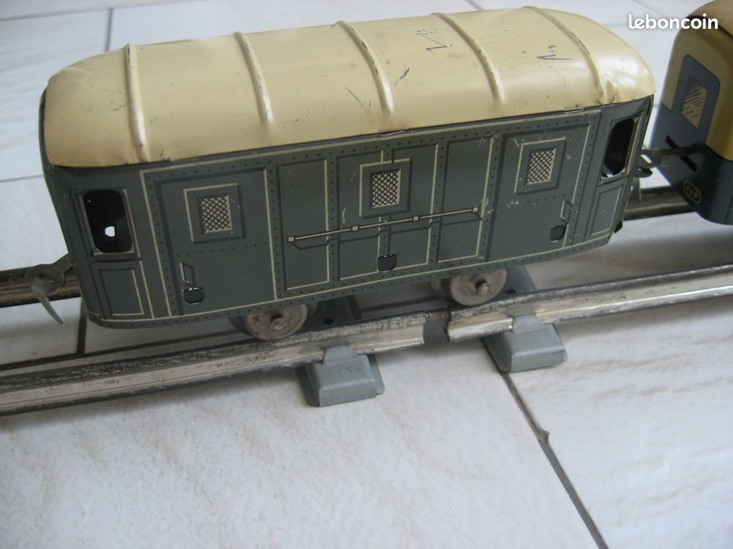 Fourgon à Bogies JEP échelle O - Tôle 1938/51 - Longueur 37 Cm - Bon état N°2