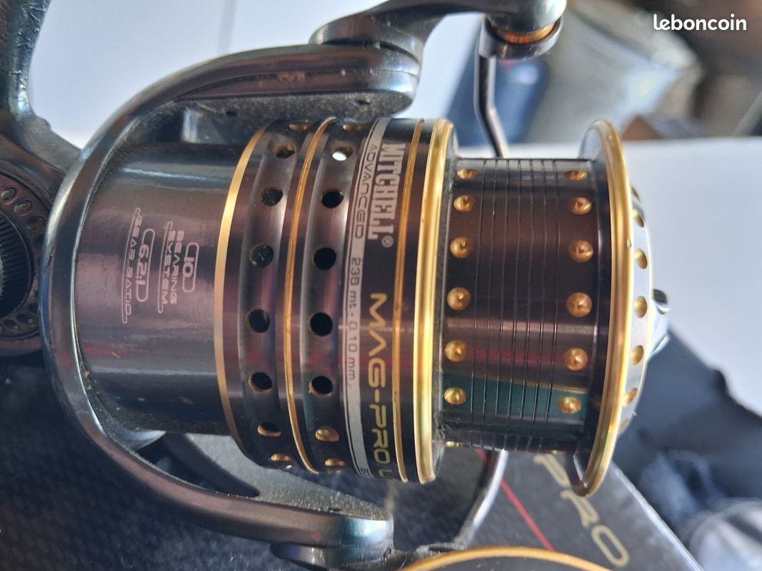 Moulinet Toupie Vintage Mitchell 1020 - Pêche En Eau Douce - Très Bon état