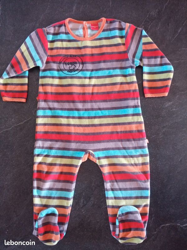 Pyjamas velours et coton (image 1)