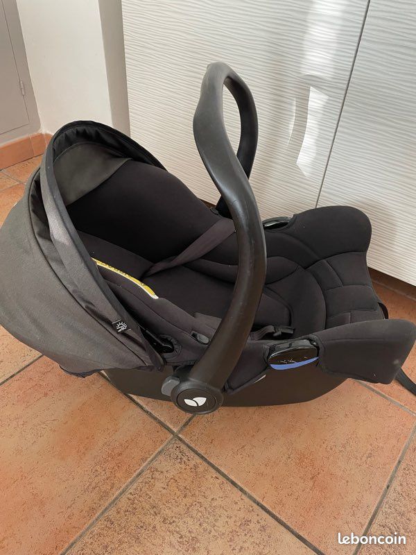 Siège-auto coque JOIE i-Snug i-Size 40 à 75 cm, équivalence groupe 0+ noir (coal) (image 1)