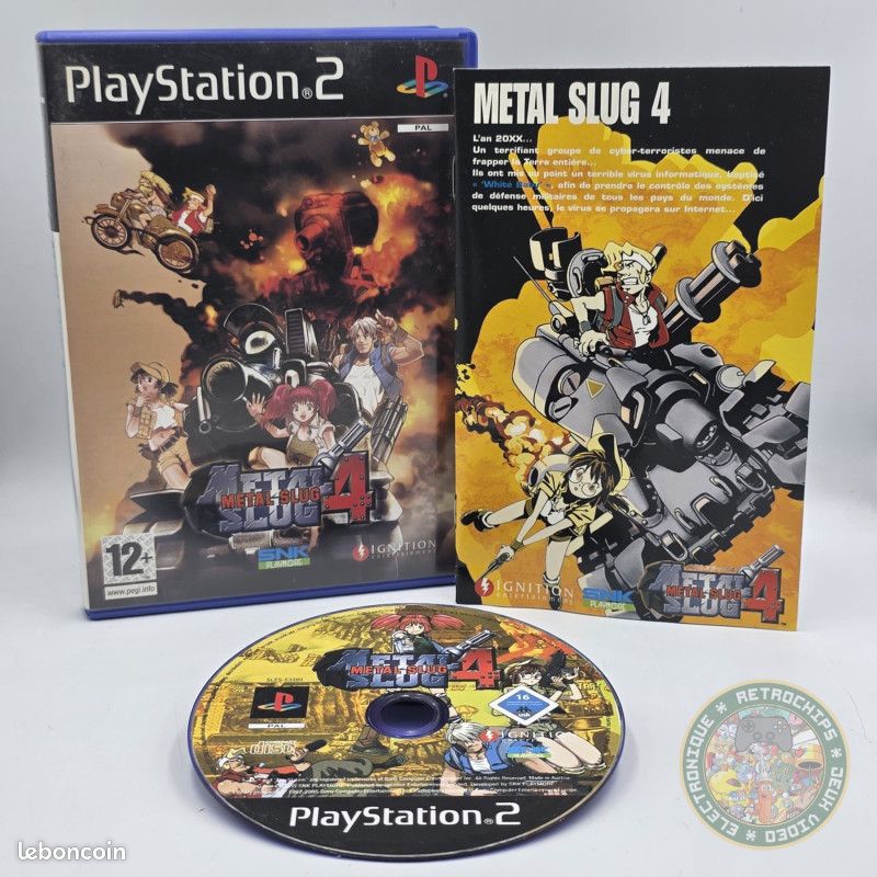 Metal Slug 5 Sur PS2 - Complet PAL - Bon état - Ignition Entertainment