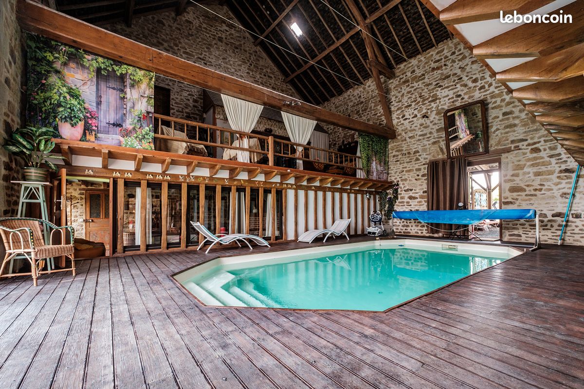 Gîte piscine intérieure privée couverte chauffée - Etang de pêche - Terrain clos - Animaux acceptés. En Creuse, entre Limousin et Berry. Ouvert vacances Toussaint (image 2)