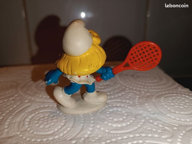 Figurine Schleich® Les Schtroumpfs - Schtroumpfette Joueuse De Tennis 20135 4005086201354