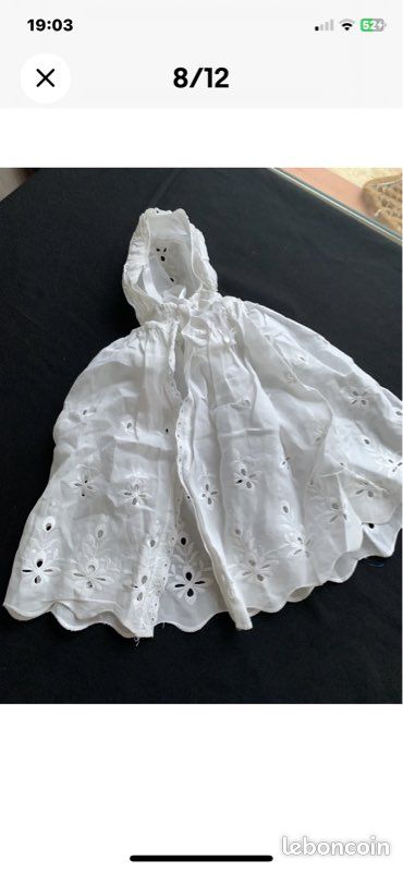 Robe de poupée ancienne Jumeau, Rabery , Steiner, Sfbj/4019PO8+M (image 9)
