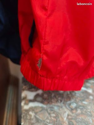Coupe vent tricolore SHEIN taille S bleu blanc rouge - avec défauts à réparer (image 8)