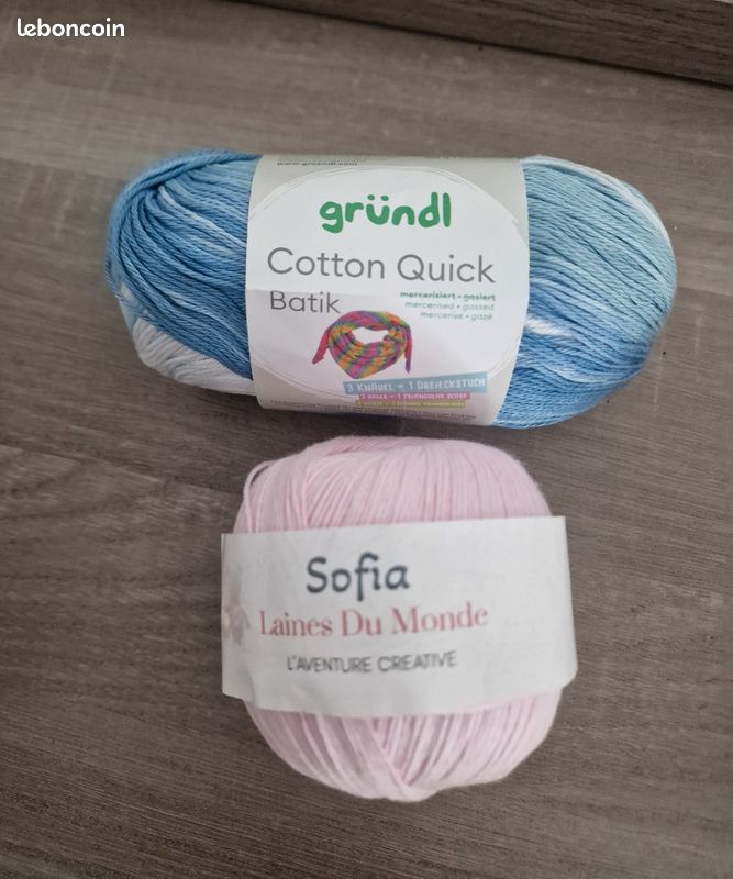 Lot De 12 Pelotes SOFIL Coton Mercerisé Blanc Cassé - Neuves - Tourcoing