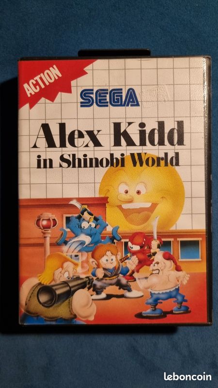Alex Kdd n Shnob World Master System PAL - Prx - Photo - Présentaton