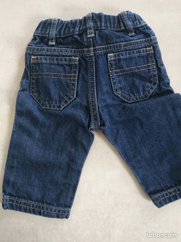 Lot pantalon, t-shirt, gilet 3 mois - garçon (image 3)