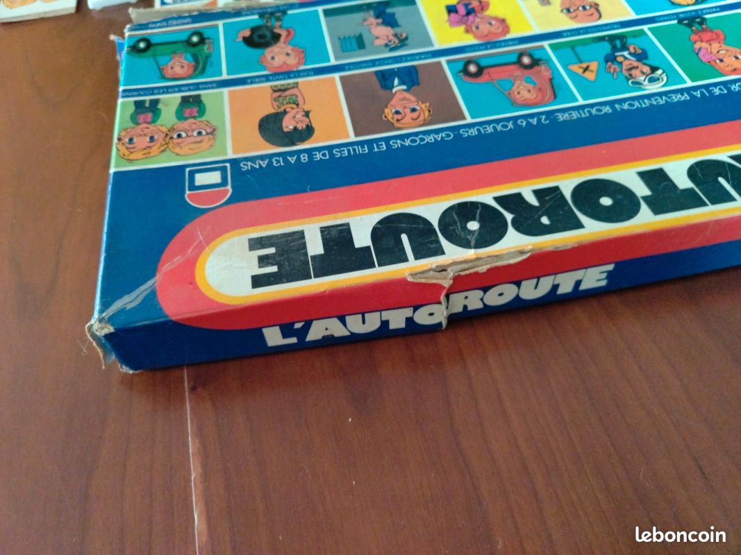Jeu De Société Vintage L'AUTOROUTE Par Edmond Dujardin - Boîte Ancienne, Parfait Pour Collectionneurs
