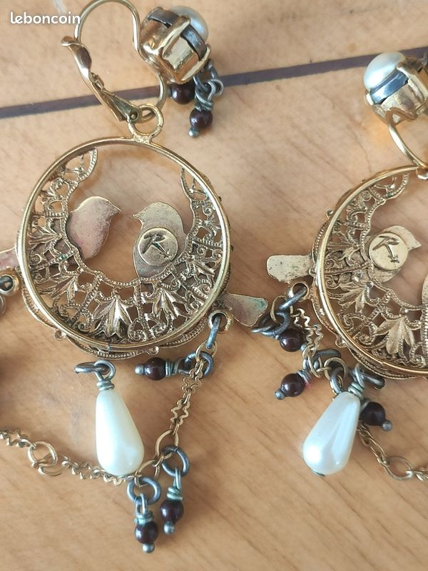 Boucles D'Oreilles REMINISCENCE - Belle Paire D'Occasion