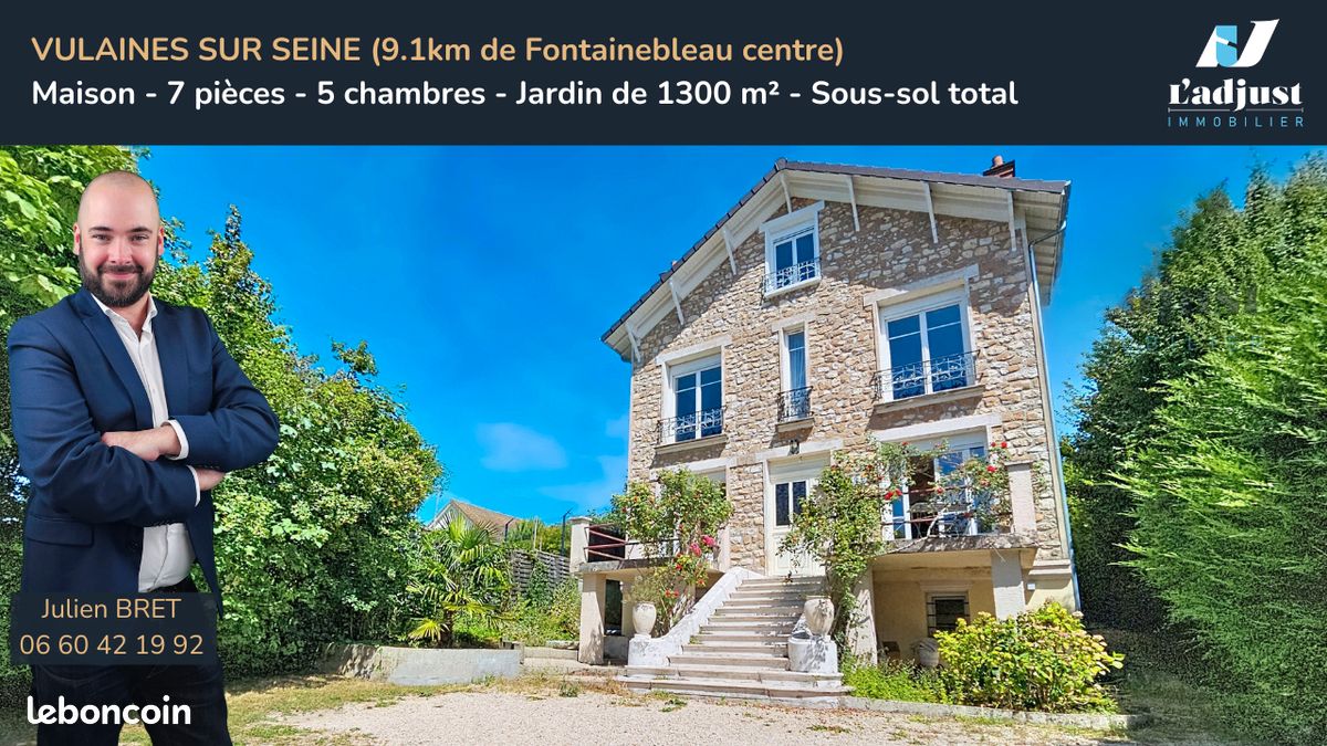 Maison 7 pièces 150 m² · à Vulaines-sur-Seine · 150 m² · 620 000 €