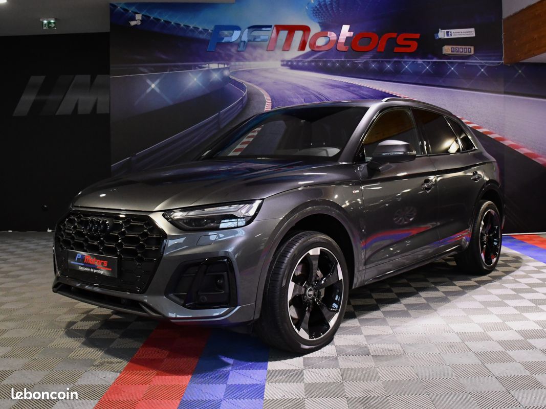 Audi Q5 S-Line 40 TDI 204 Quattro S-Tronic Black Panel GPS Virtual Hayon Induction ACC Pré Sense Car Play Drive Caméra JA 20 Rotor (image 1)