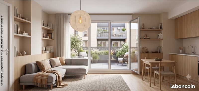 Appartement 3 pièces 57 m² · à Bègles · 57 m² · 301 000 €