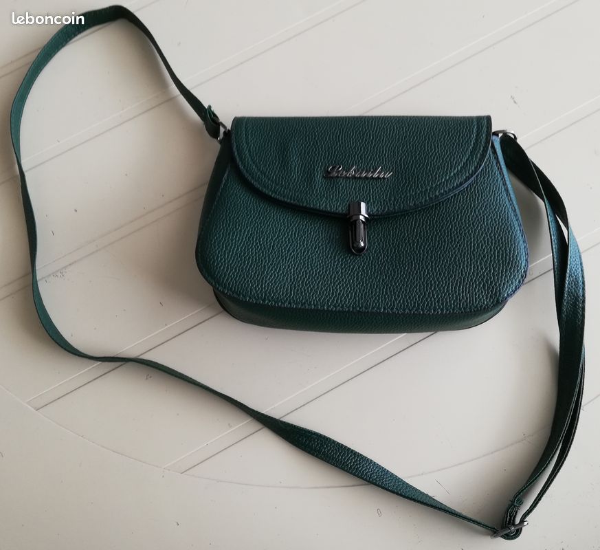 Sac à bandoullière vert (image 1)