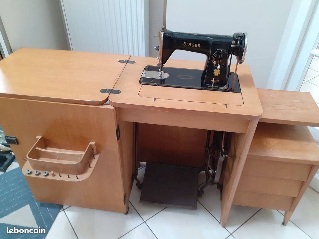 Meuble machine a coudre singer (image 2)