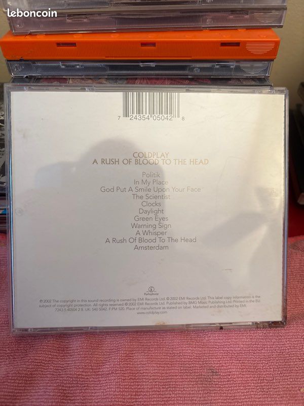 Cd COLDPLAY . A rush of blood to the head (image 3)