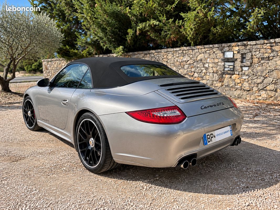 Porsche 911 Carrera Gts / Type 997 / Cabriolet / Origine France / Propulsion / 408cv / 3.8 / Pdk 7 / Phase 2 / Garantie 12 Mois (image 3)