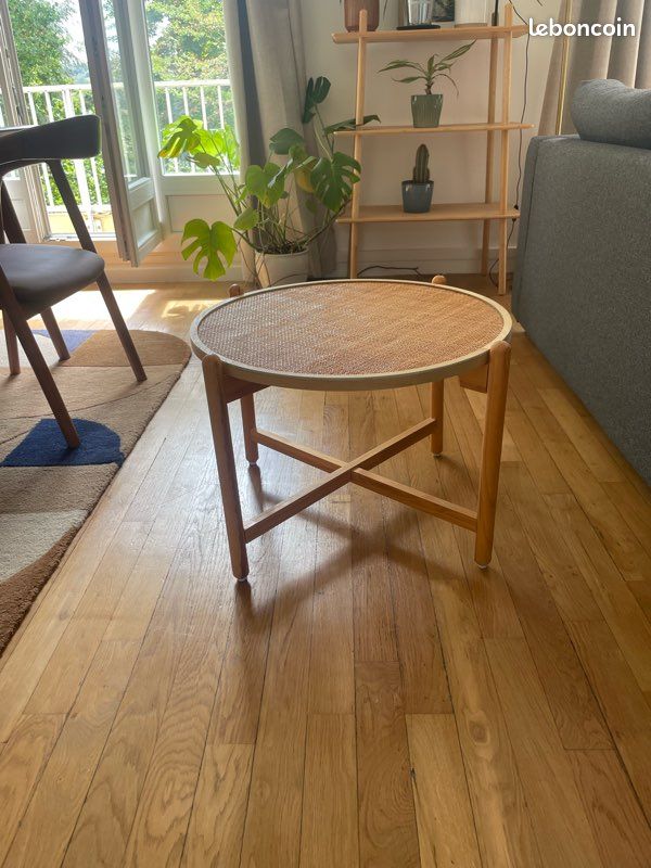 Table basse en rotin B&M (image 2)