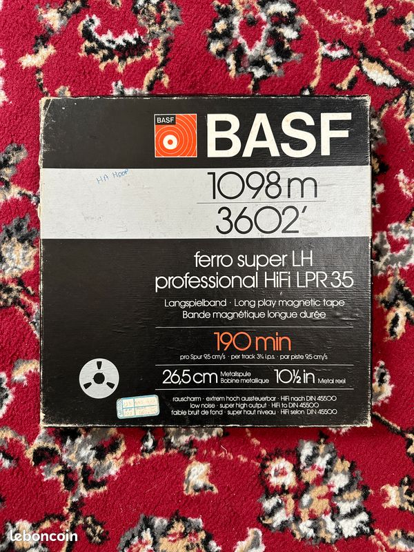 Bobines Magnétophone Basf LH LPR35
