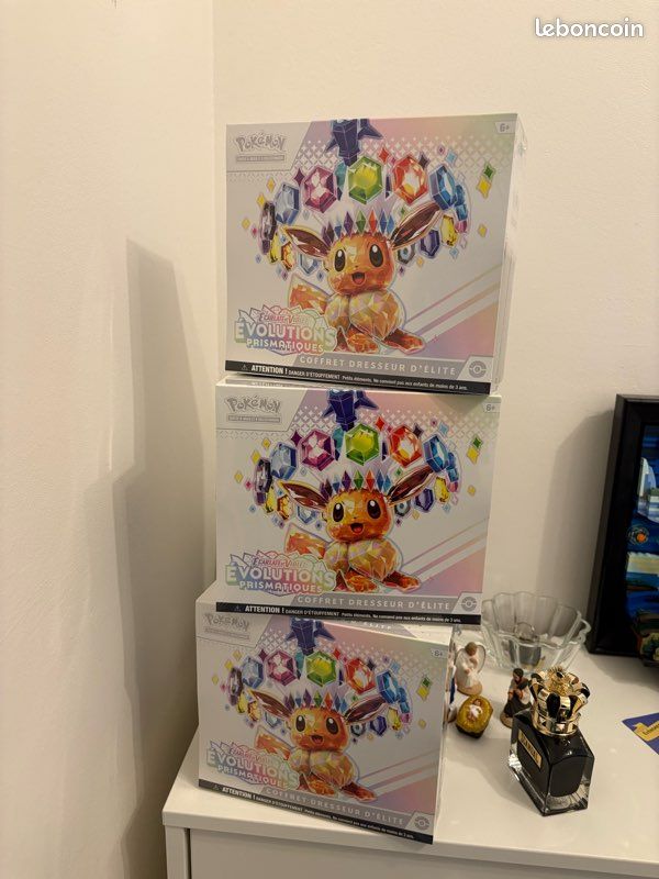 Lot 3 etb Évolution prismatique Collection