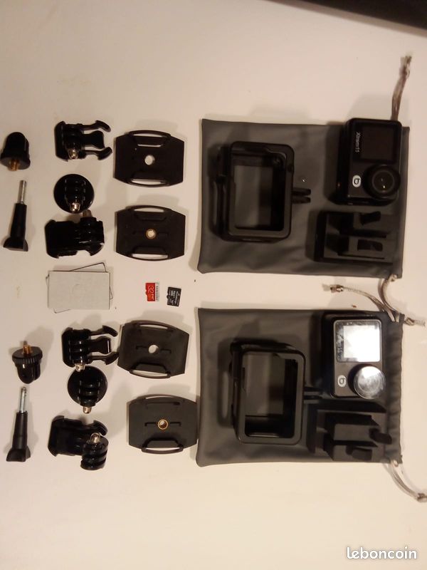 2 caméras sport 4K Xtreme 11 + nombreux accessoires (style GoPro) (image 1)