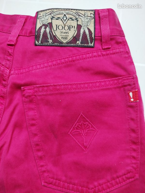 Pantalon jeans cerise marque Joop taille 36 (image 1)