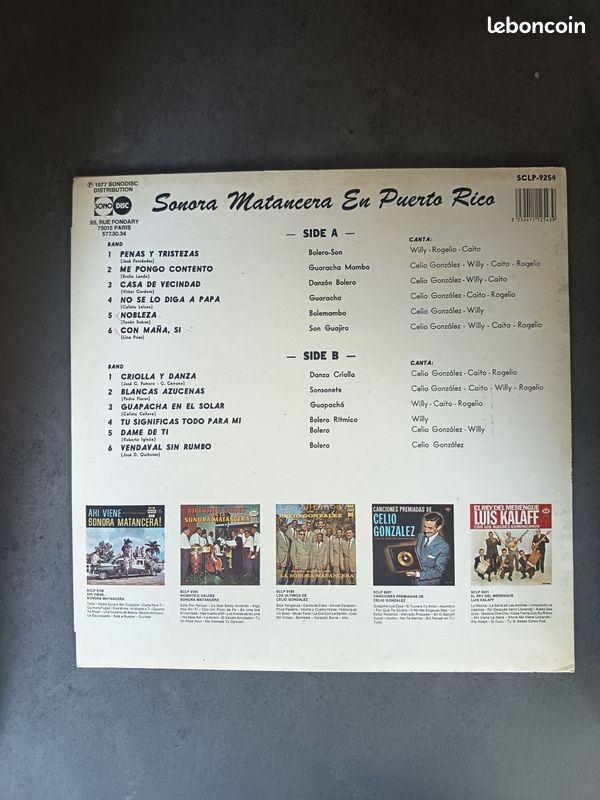 Vinyle Sonora Matancera - En Puerto Rico (image 2)
