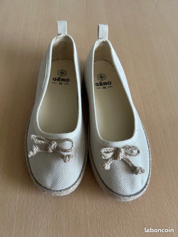 Gemo Ballerine En Toile Fille Ballerines Toile Fille Chaussures