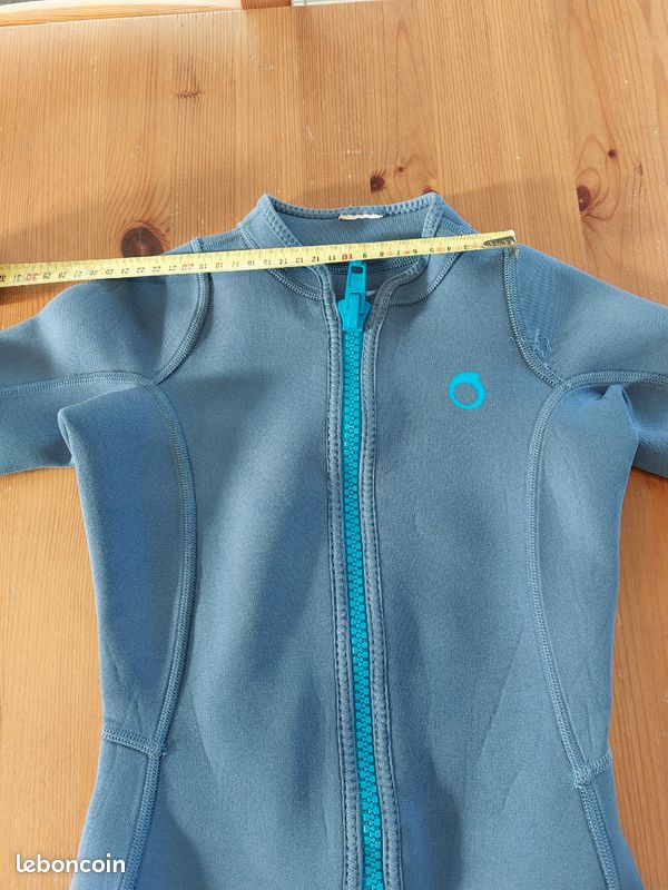 Combinaison néoprène shorty enfant Nabaiji - Bleu - 61 cm (image 5)