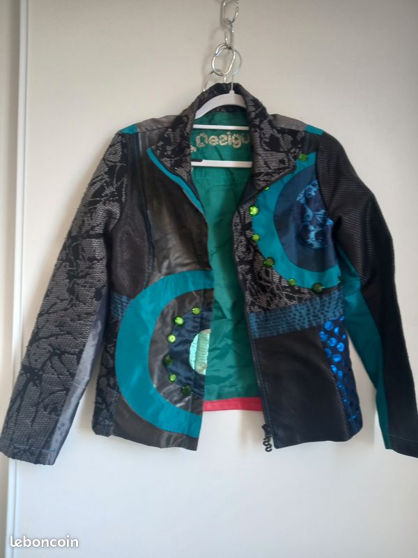Veste vintage marque desigual taille 40 (image 10)