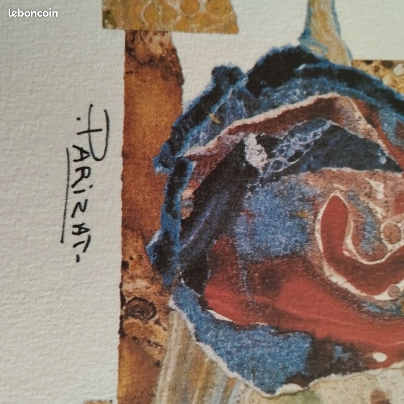 Lot 6 aquarelles originales "paysages de provence"signées Bruno Parizat 33x51cm (image 18)