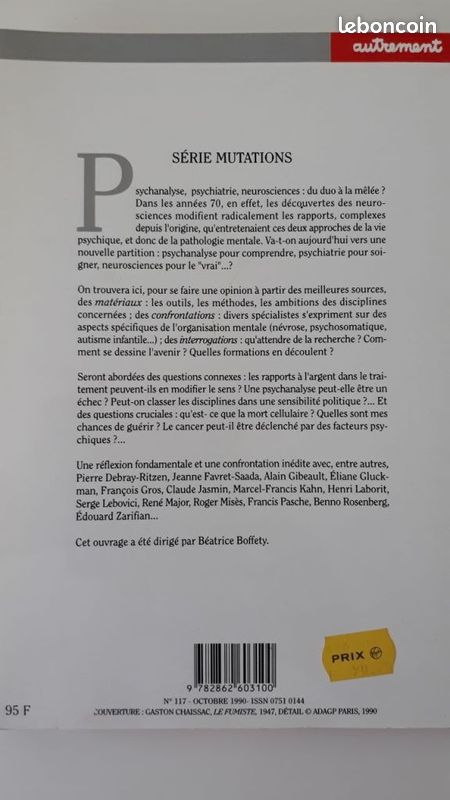 Oedipe et neurones - Psychanalyse et neurosciences : un duel ? (image 2)