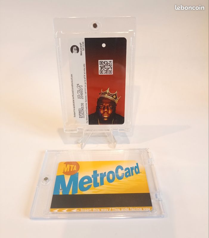 Metrocard MTA New-York Notorious BIG Wu-tang Rakim Ll Cool J metro 