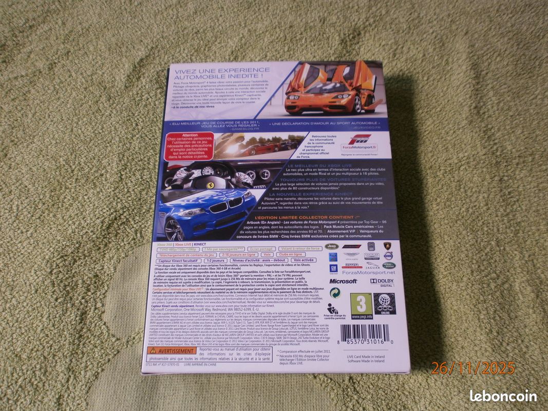 Jeu FORZA MOTORSPORT 4 collector (image 2)