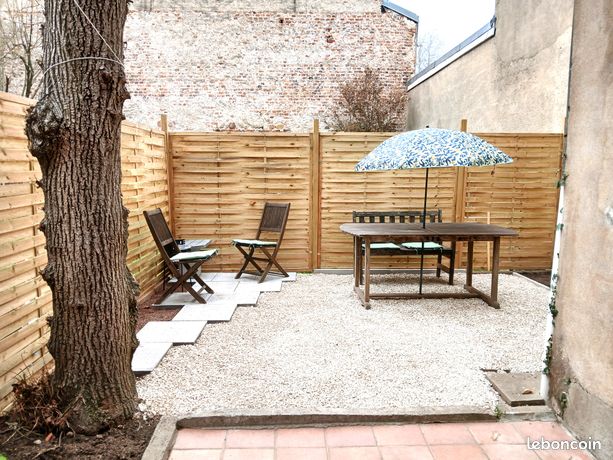 Appartement 40m², renové, avec jardin