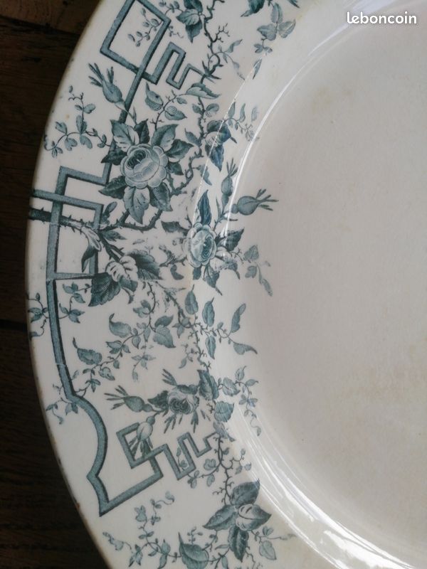 Magnifique plat ancien terre de fer (image 4)
